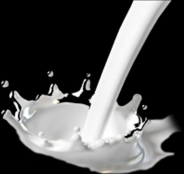 Dynamic Milk Splashon Black Background.jpg PNG image with a transparent background, free high-resolution download