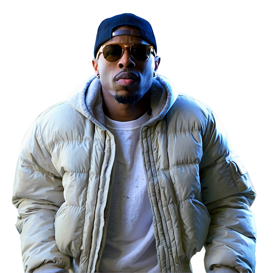 Dynamic Rapper on Stage PNG 06112024 PNG with transparent background