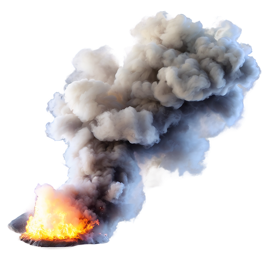 Dynamic Smoke Plume PNG iwy PNG with transparent background