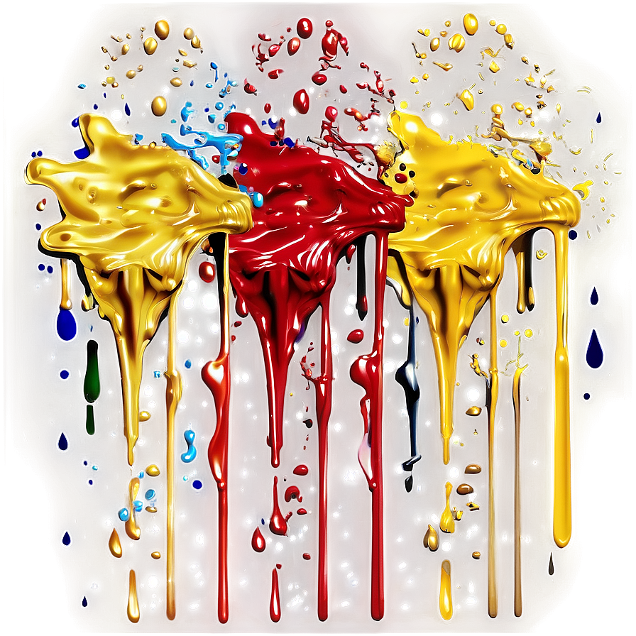 Dynamic Spray Paint Drip Png 99