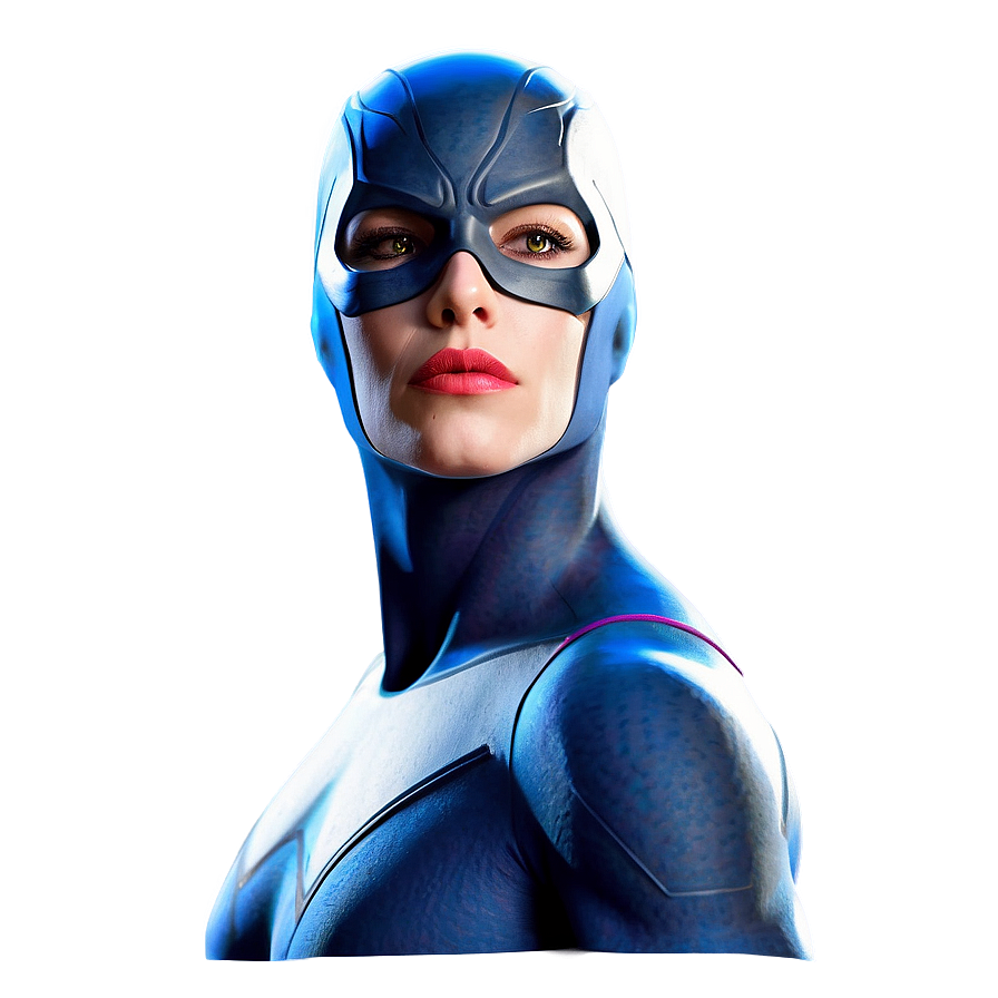 Dynamic Superhero Portrait Png Dqe38