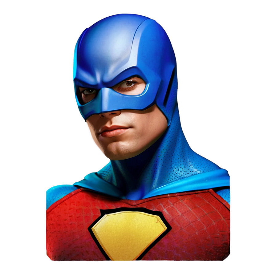 Dynamic Superhero Portrait Png Pke93