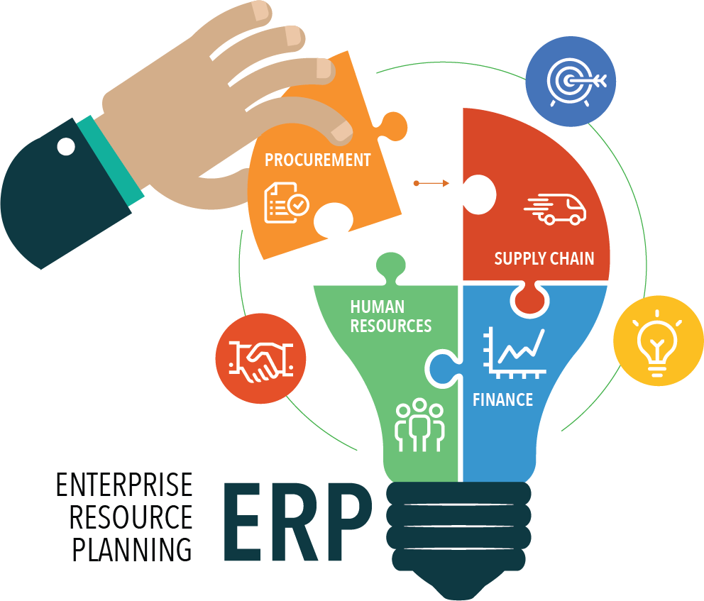 E R P Components Illustration