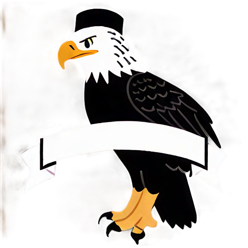 Eagle With Banner Tattoo Design Png D