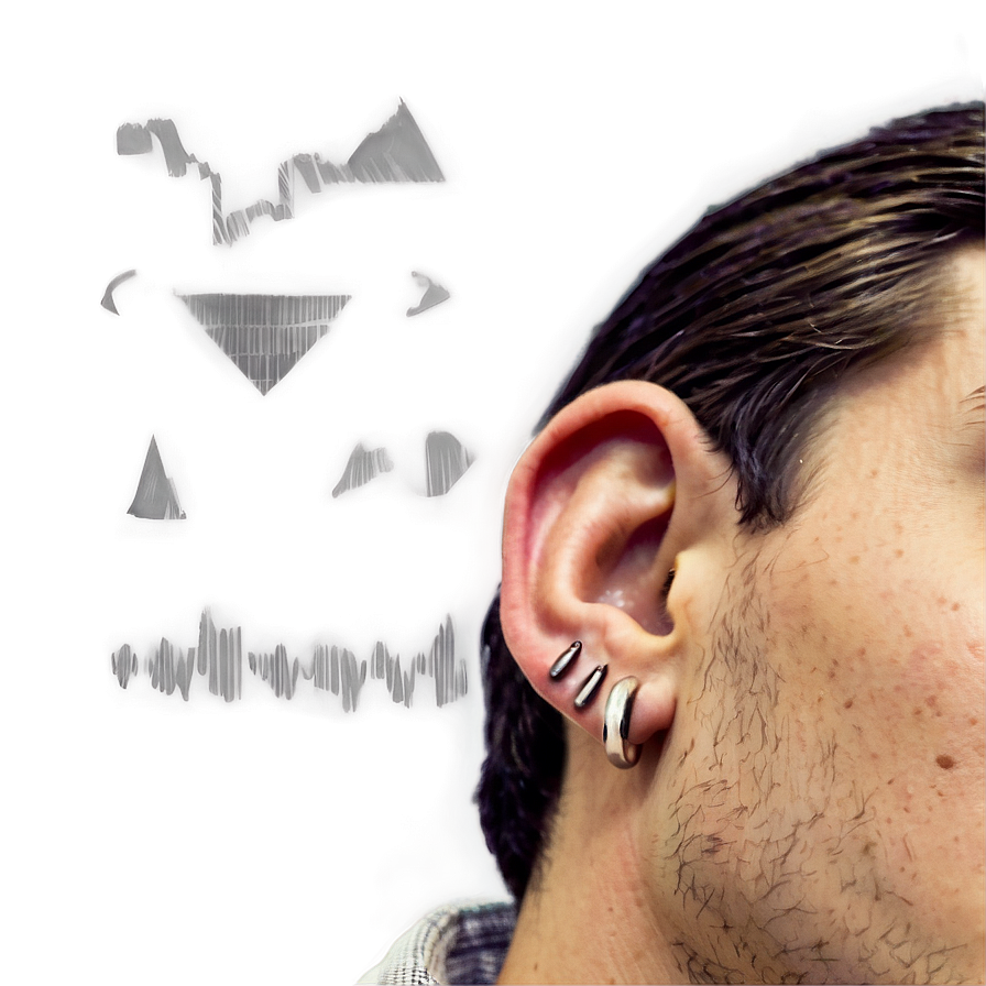 Ear Piercing For Men Png Dqr