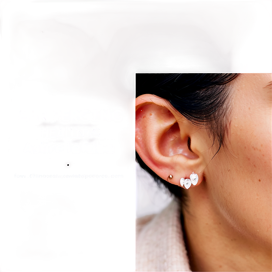 Ear Piercing Healing Process Png Vvc