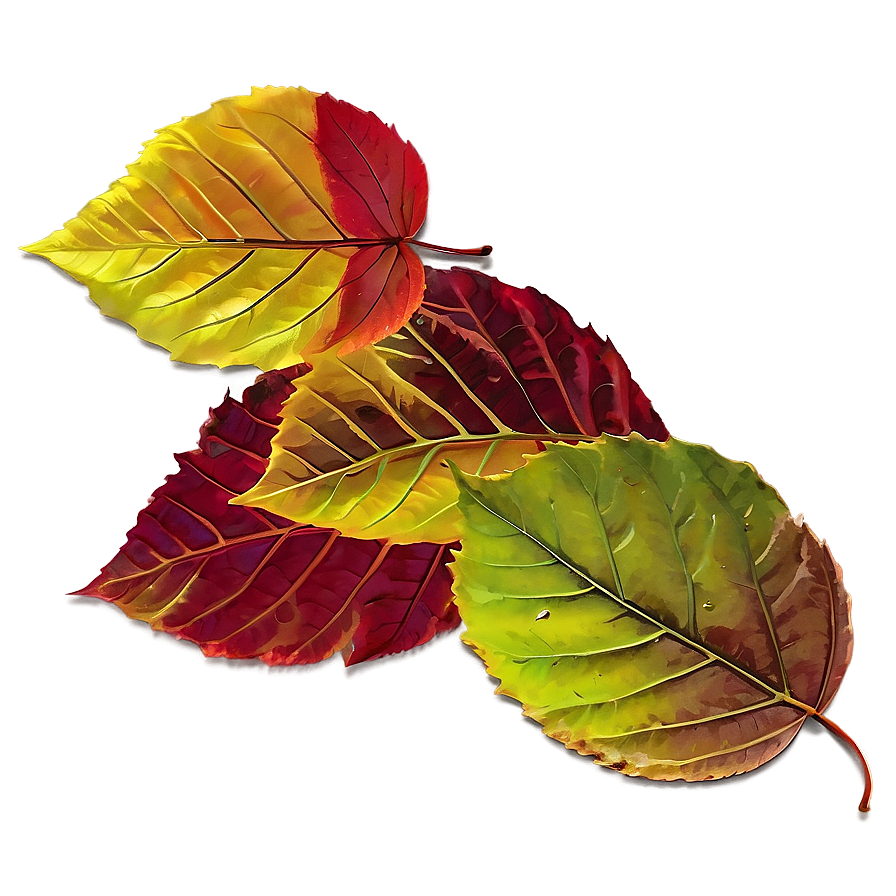 Early Autumn Fallen Leaves Png Wgo4