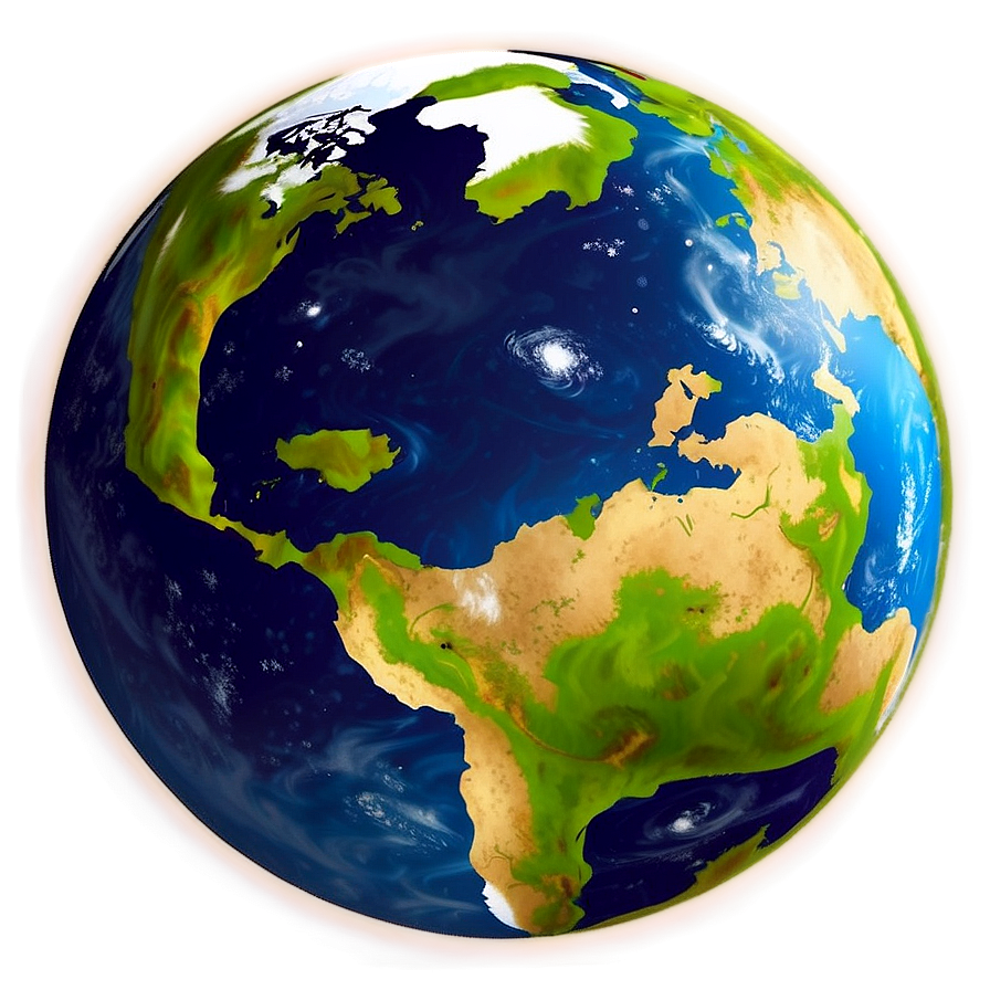 Earth In Space Cartoon Png 19