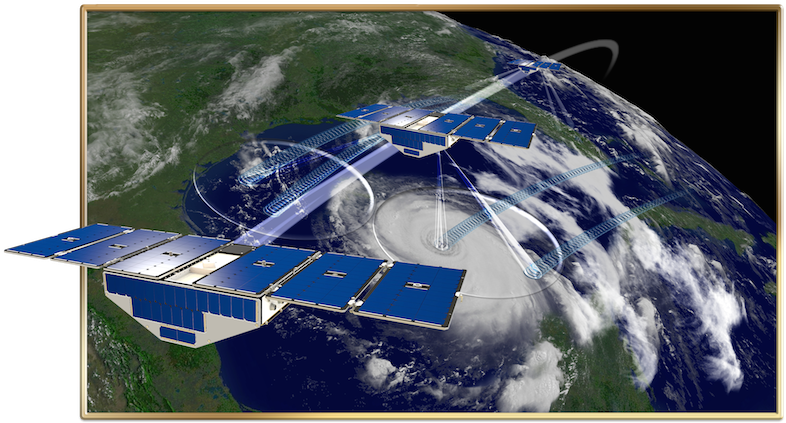 Earth Orbiting Satellite Illustration