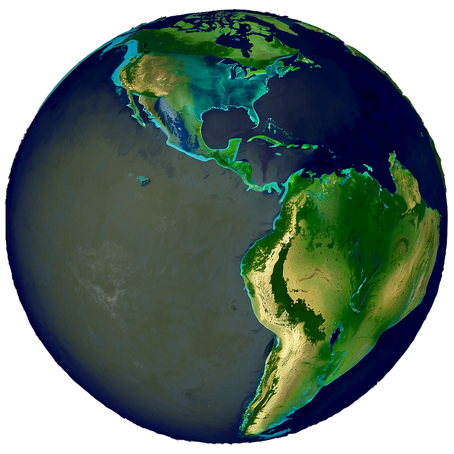 Earth's Population Distribution Png Uqy