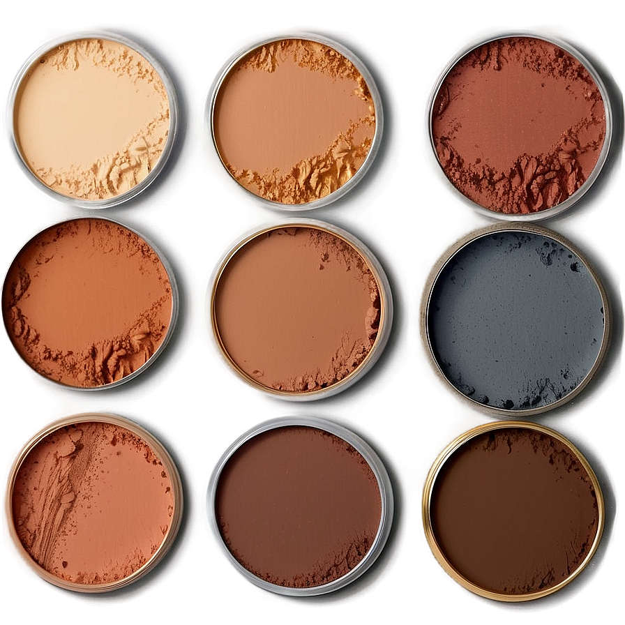 Earth Tones Makeup Palette Png 8