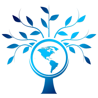 Earth Tree Concept Art PNG with transparent background