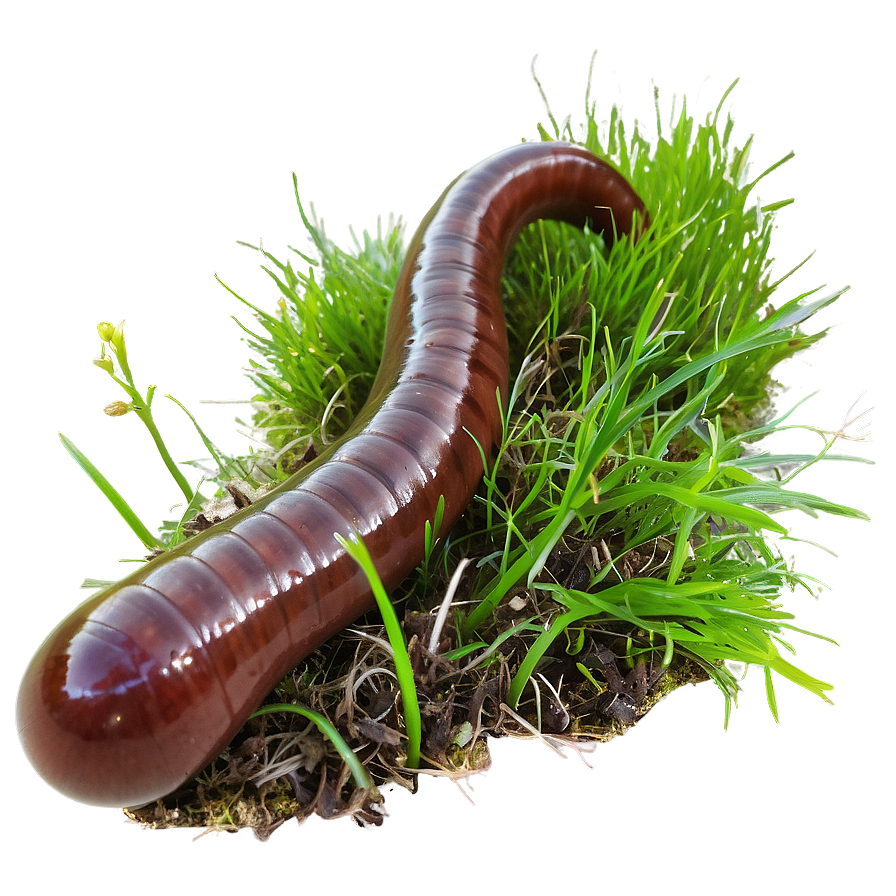 Earthworm In Grass Picture Png Jjq