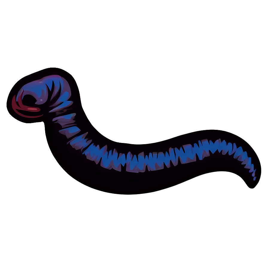 Earthworm Silhouette Graphic Png 49