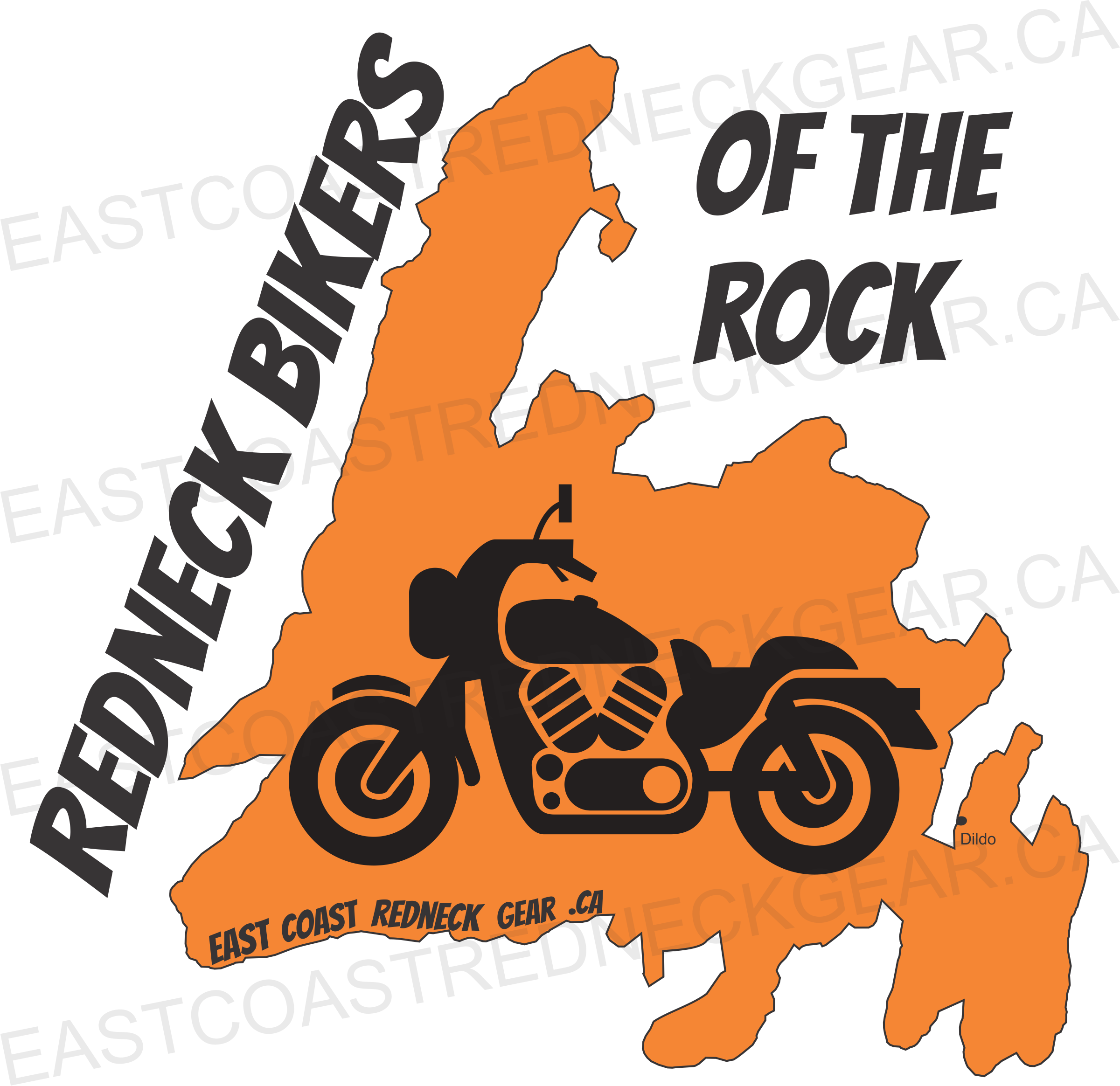 East Coast Redneck Biker Gear Graphic