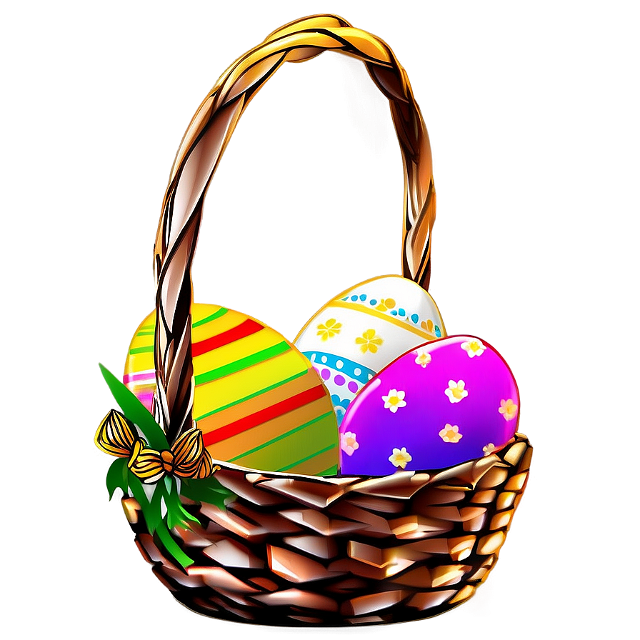 Easter Basket Clipart Png Hbr27