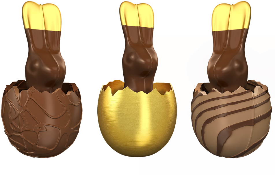Easter Bunny, Easter, Easter Eggs, Happy Easter - Chocolate, HD Png Download PNG with transparent background