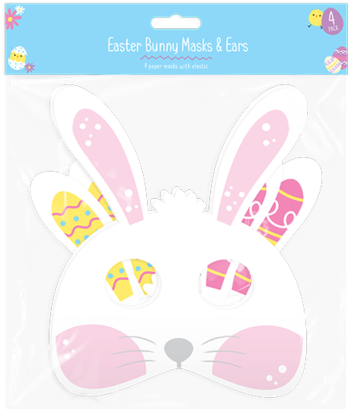 Easter Bunny Masksand Ears Packaging