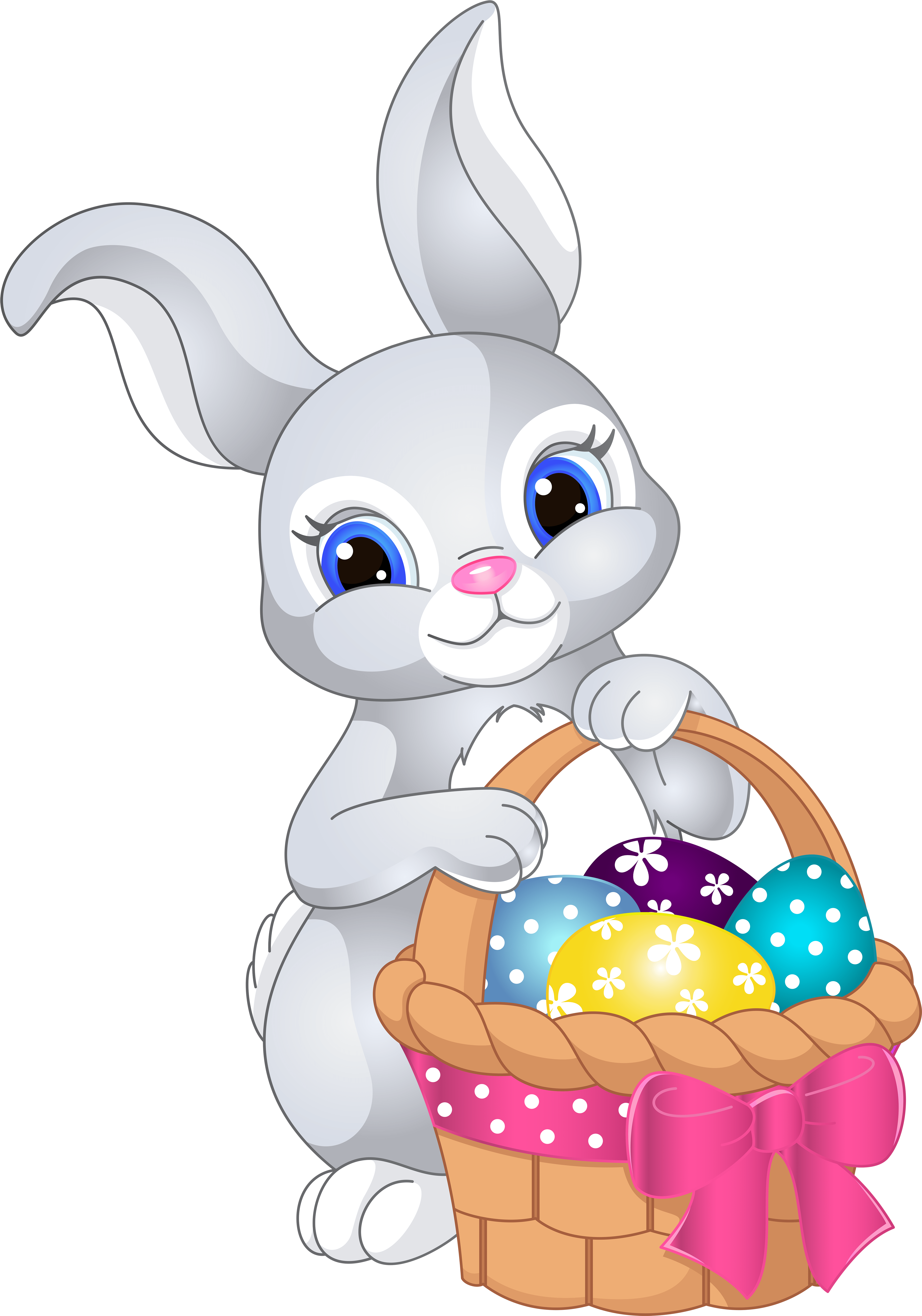 Easter Bunnywith Egg Basket.png