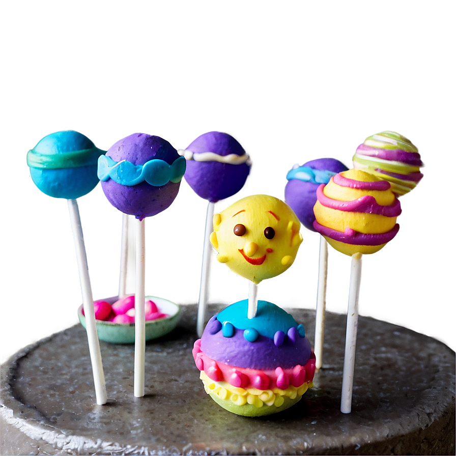 Easter Cake Pops Png 06272024