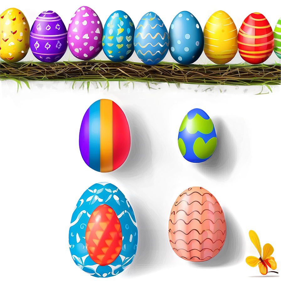 Easter Egg Border Png 18