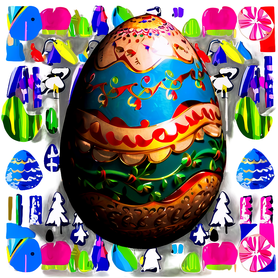 Easter Egg Border Png Tik10