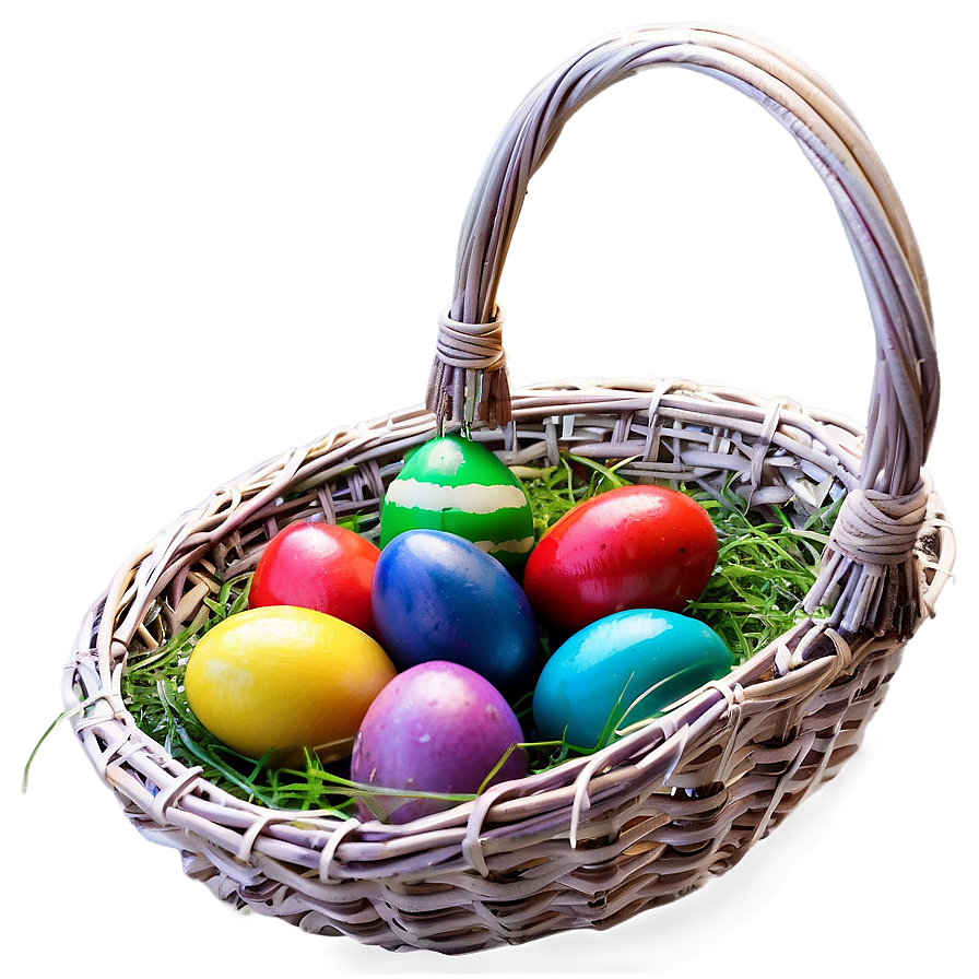 Easter Eggs Basket Png 55