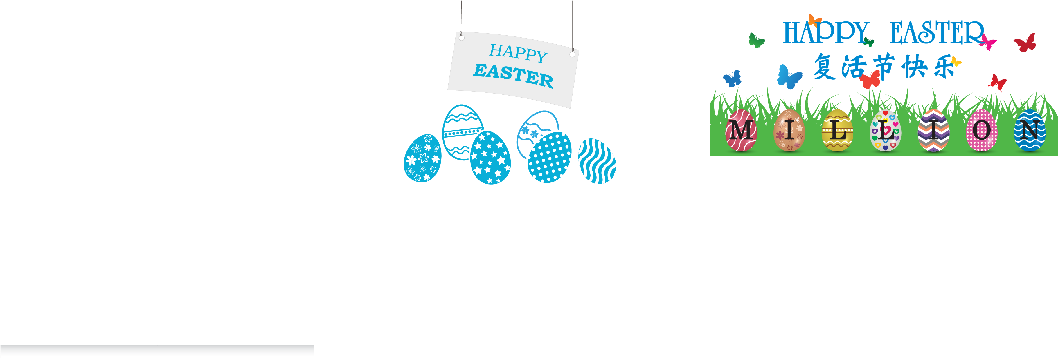 Easter Greeting Banner Design