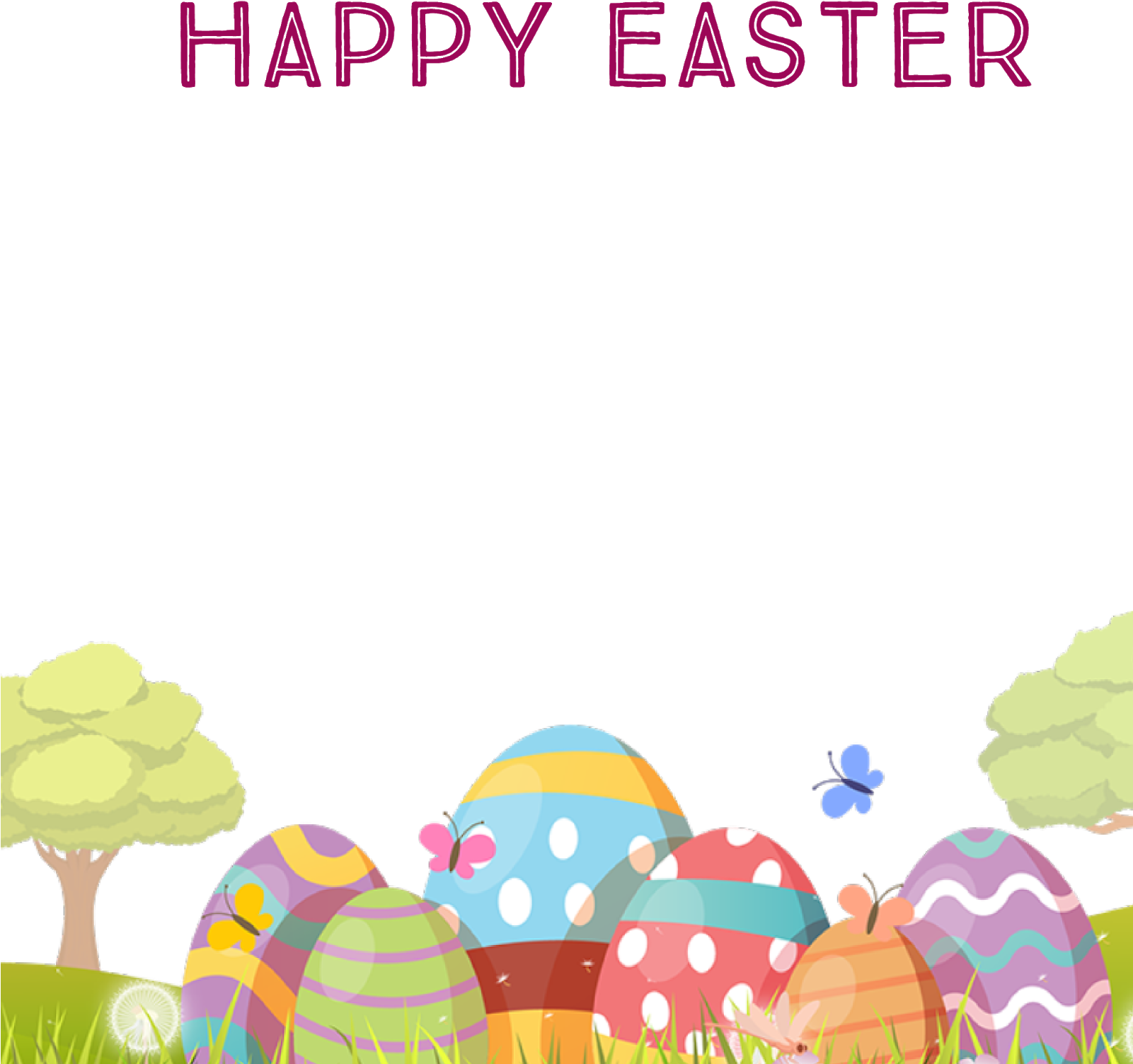 Easter Greeting Card Design