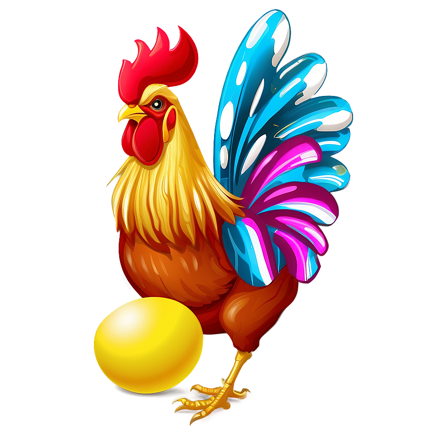 Easter Rooster Clipart Png Sov47