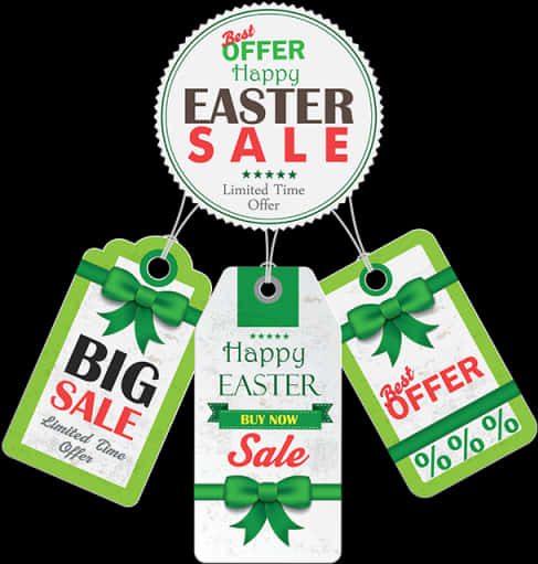 Easter Sale Tags Design