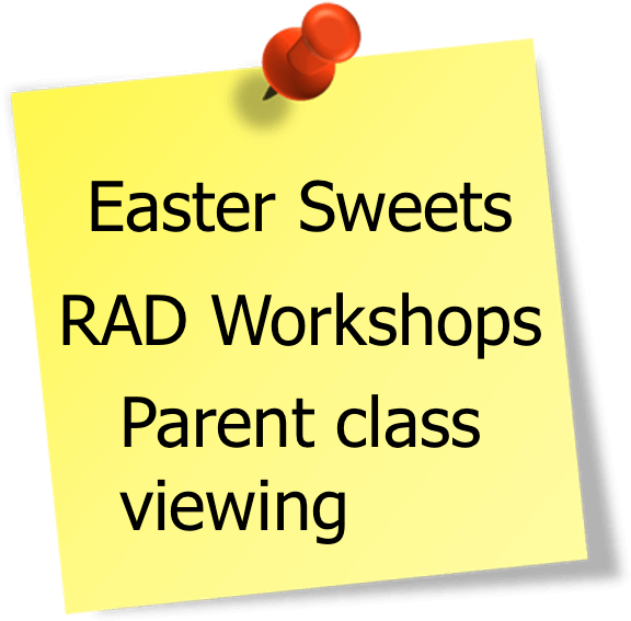Easter Sweets R A D Workshops Note PNG with transparent background