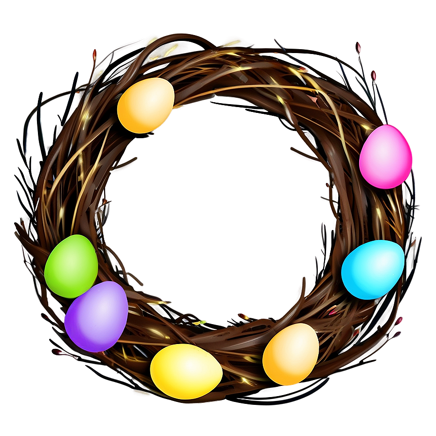 Easter Wreath Clipart Png 06262024