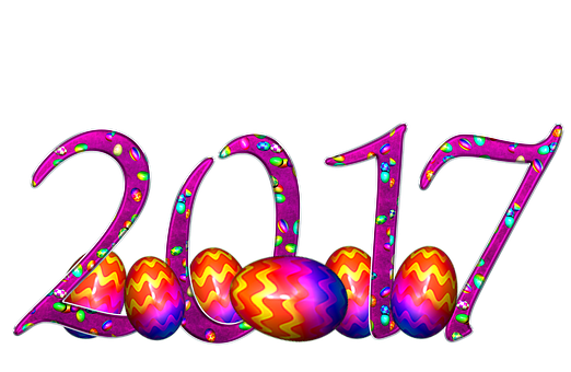 Easter2017 Celebration PNG with transparent background