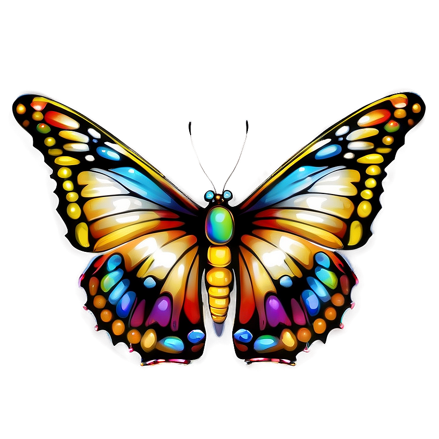 Easy Butterfly Outline Png Arc