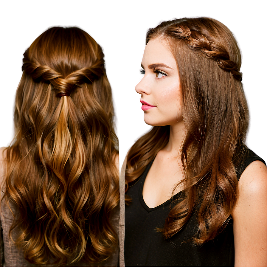 Easy Hairstyles Tutorial PNG 66 PNG with transparent background