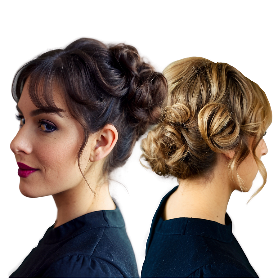 Easy Perm Hair Updos Png 44