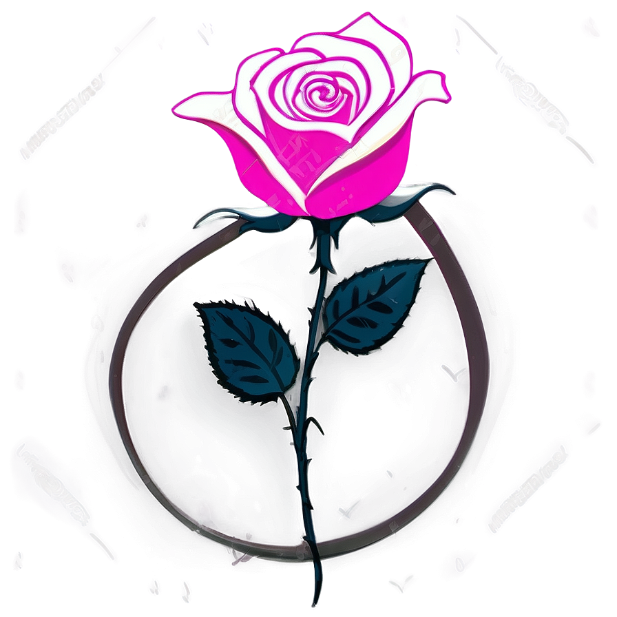 Easy Rose Sketch Png Bks93