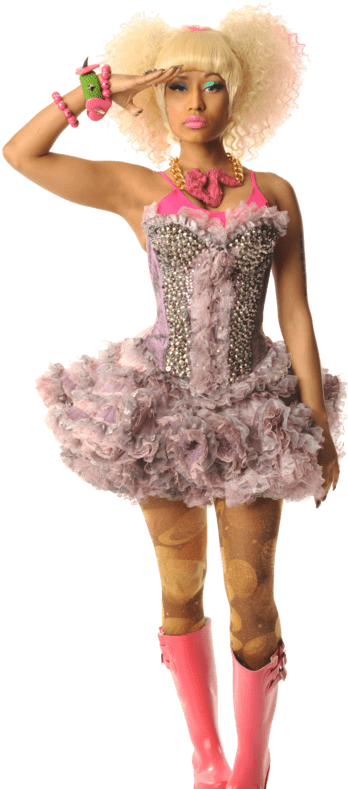 Nicki Minaj Salute - Pharrell Williams Height Feet, HD Png Download PNG with transparent background