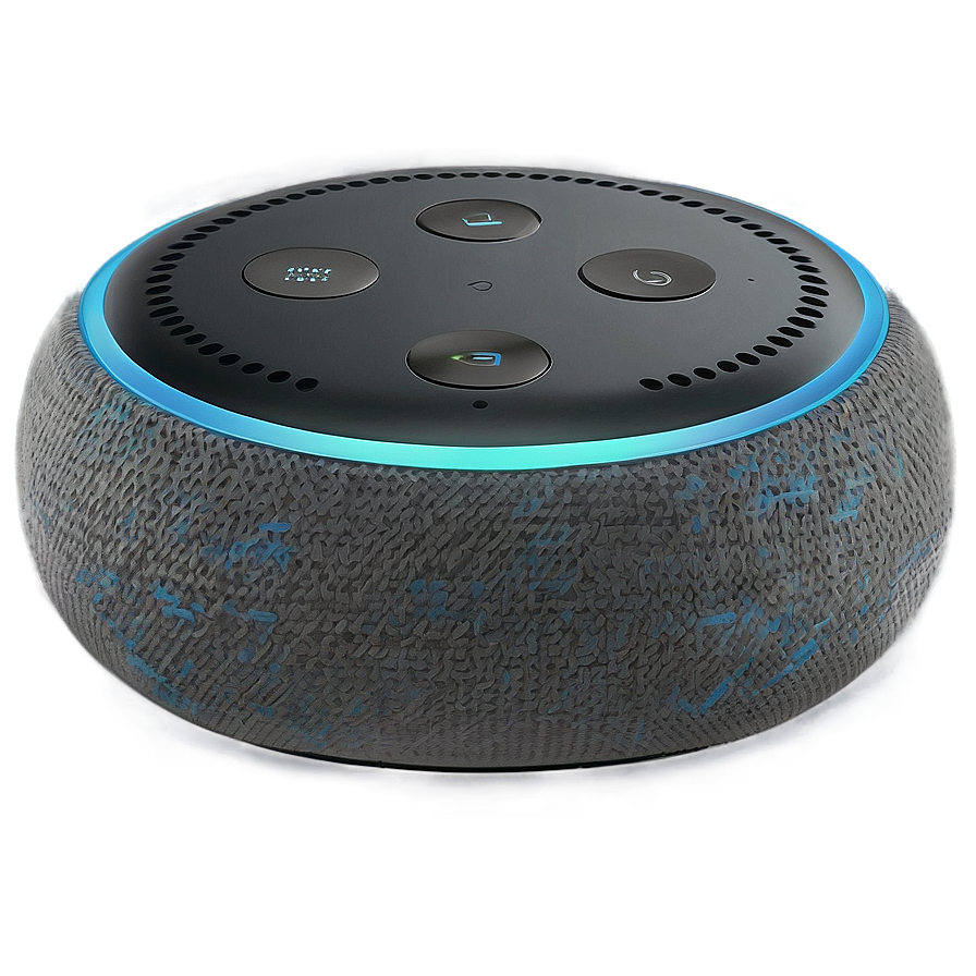 Echo Dot Smart Speaker Heather Gray Png 40