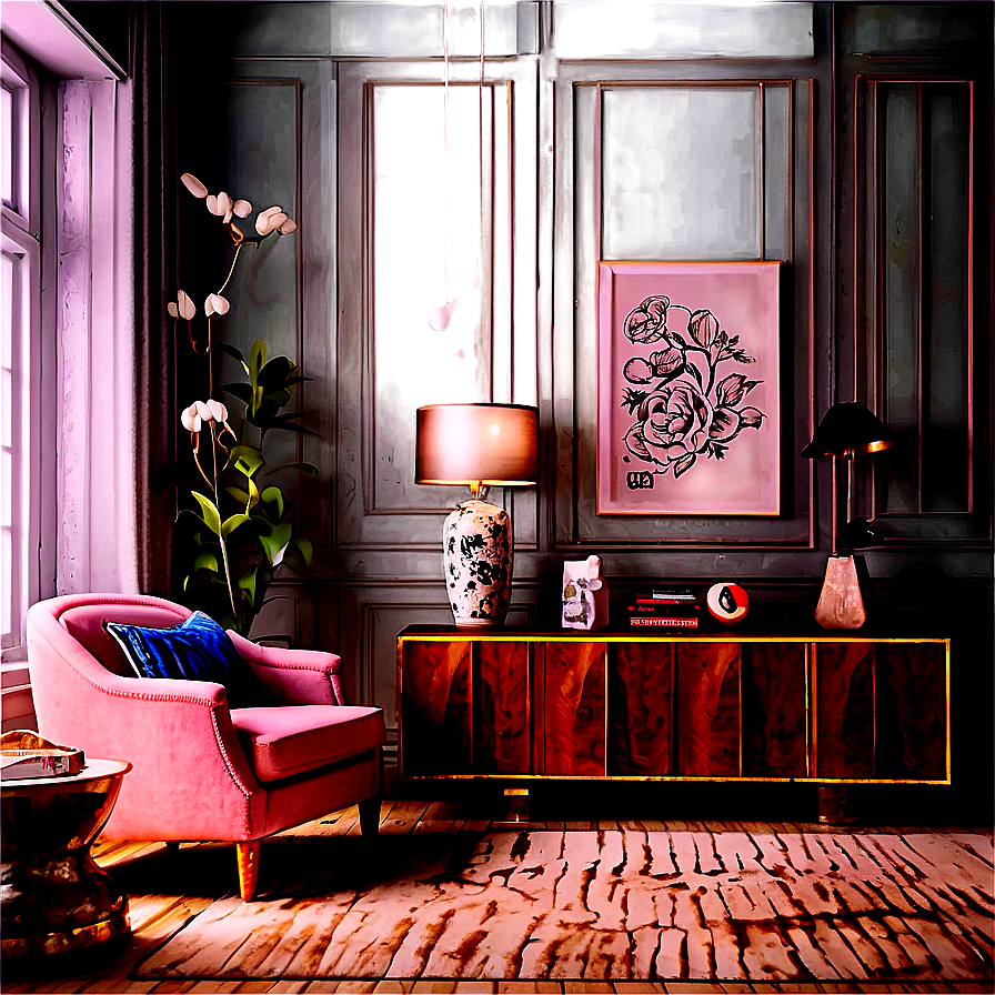 Eclectic Room Design Png Qrc75