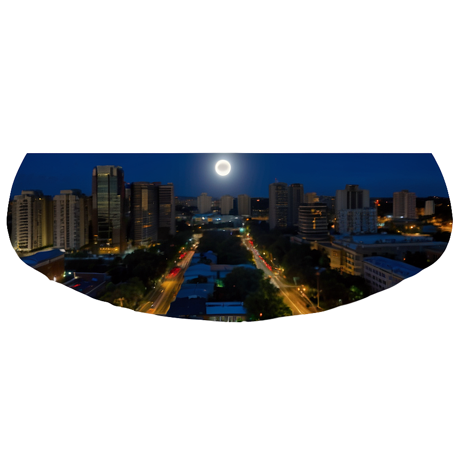 Eclipse Over Cityscape PNG 55 PNG image with a transparent background, free high-resolution download