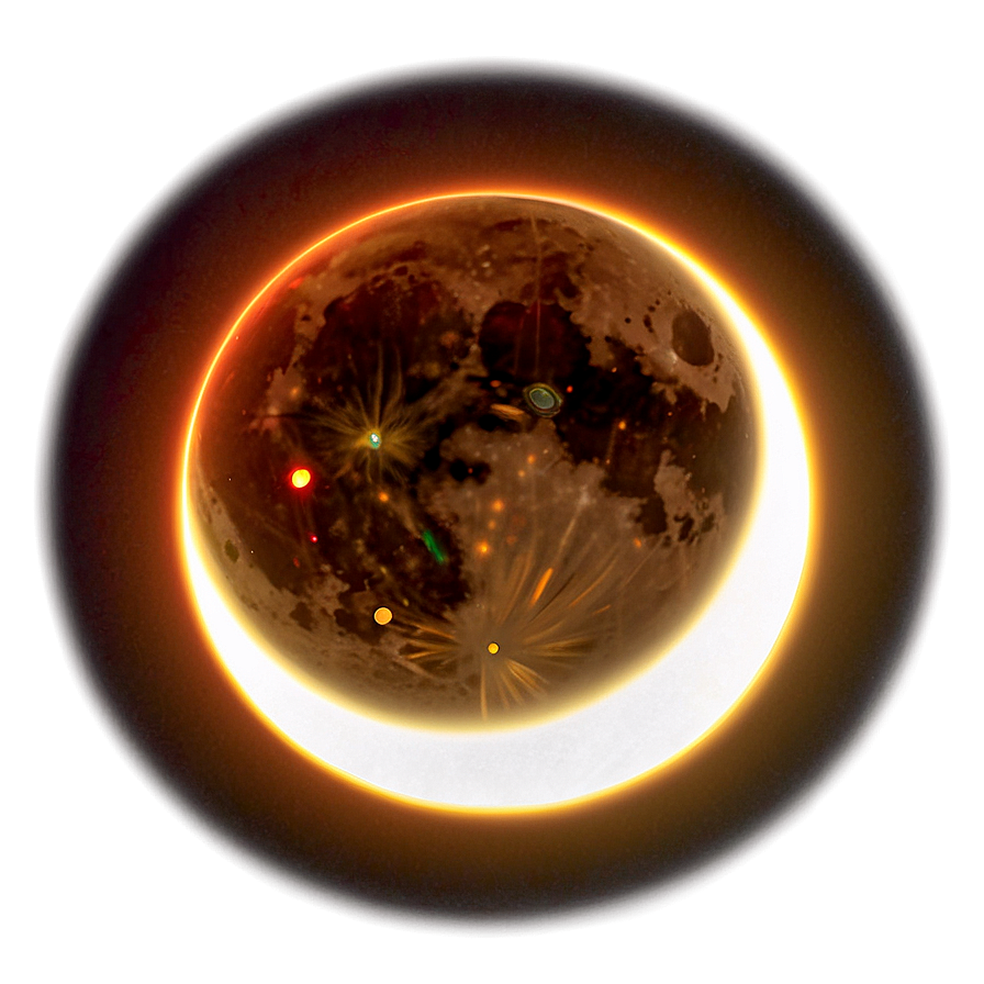 Eclipsing Moon Glow PNG 99 PNG image with a transparent background, free high-resolution download