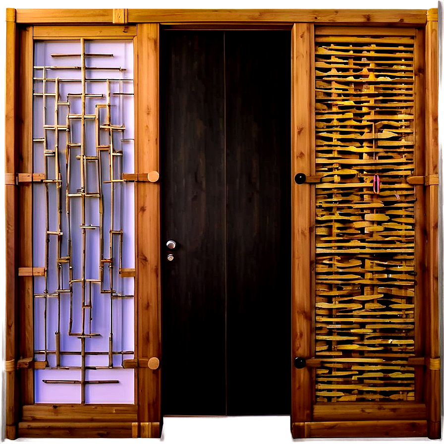 Eco-friendly Bamboo Door Png 60