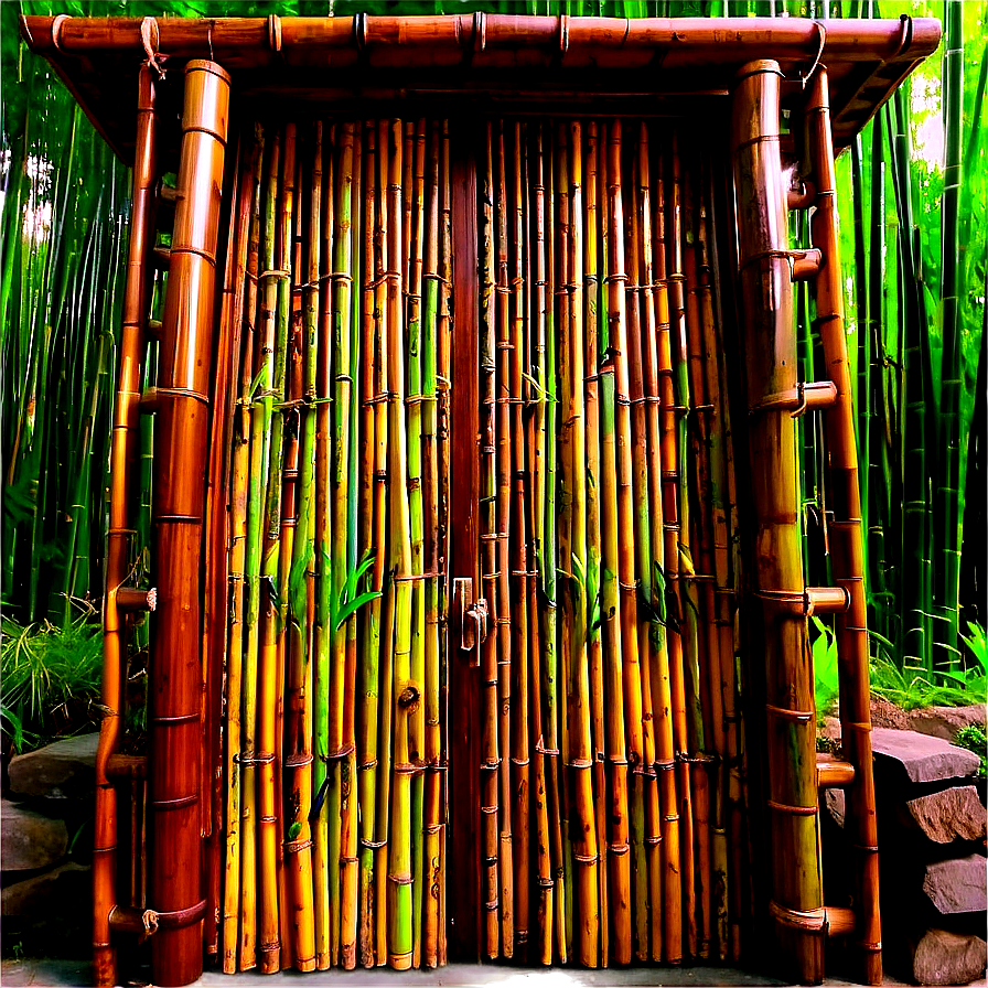 Eco-friendly Bamboo Door Png Scw79