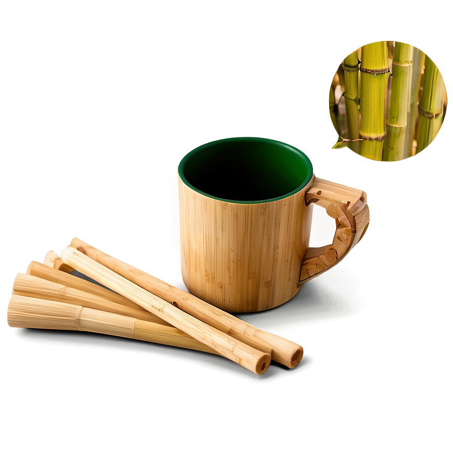 Eco-friendly Bamboo Mug Png 23