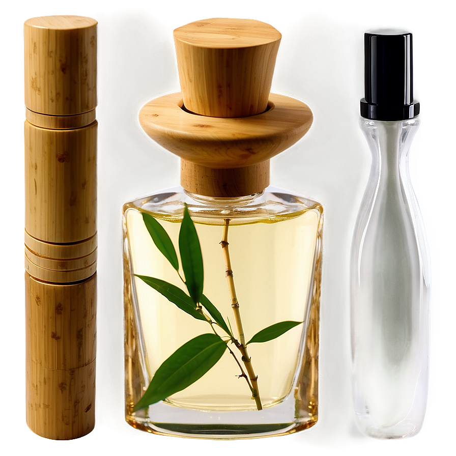 Eco-friendly Bamboo Perfume Bottle Png 93