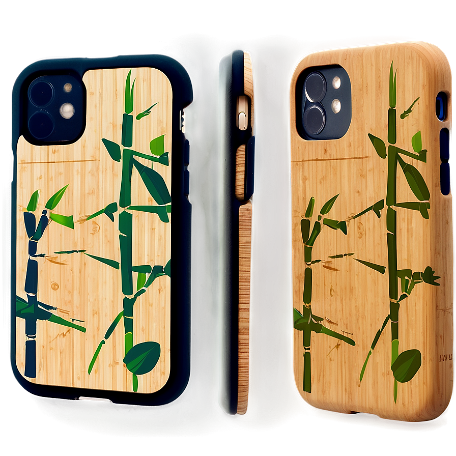 Eco-Friendly Bamboo Phone Case PNG cyh PNG with transparent background