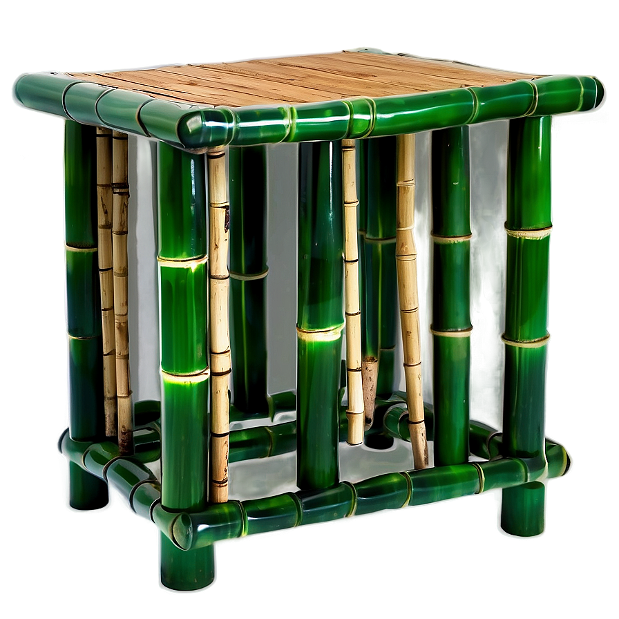 Eco-friendly Bamboo Table Png 05042024