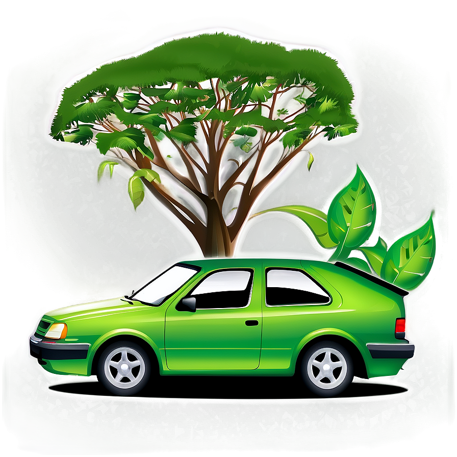 Eco-friendly Car Vector Png 06202024